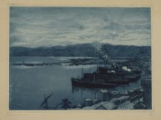 Jacques Simon (French, 1875- 1965) An etching with aquatint