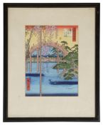 Six Japanese woodblock prints