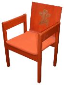 A Prince of Wales Investiture chair, 1969