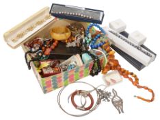 Silver and costume jewellery incl. Tiffany, Lea Stein