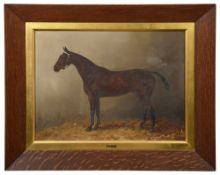 Henry Frederick Lucas Lucas 'Fable' horse portrait, oil on canvas