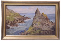 Walter Whyte Holdich (1862-1940) Coastal view