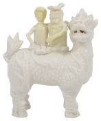 A Chinese Dehua Blanc de Chine European subject figural group c.1700