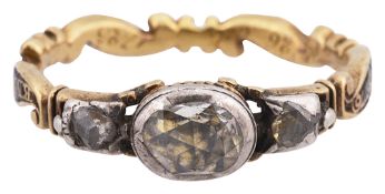 An 18th century memorial ring