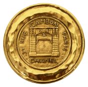 A vintage Chanel medallion brooch