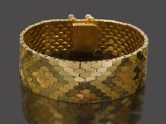 A Continental fancy link articulated bracelet