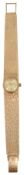 A 9ct gold lady's Omega bracelet wristwatch