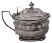 A George III silver mustard pot