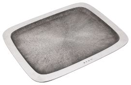 A modernist silver tray by Christopher Lawrence