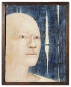 Peter White 'Head' oil on cotton,