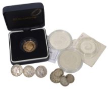 Elizabeth II 2008 Guernsey £25 RAF commemorative gold proof coin and others