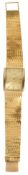 A Gentleman's 1960s 18K gold Juvenia automatic bracelet wristwatch