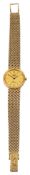 A Longines ladies 9ct gold quartz Presence bracelet wrist watch