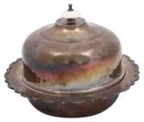 A George VI silver muffin dish