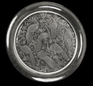 A Lalique 'Nigerian' glass charger,