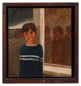 David Hosie (British, b. 1962), 'Corner Shop', oil on panel