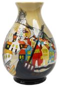 A Moorcroft limited edition 'Whitby' pattern vase