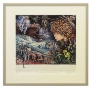 George Underwood (British, b. 1947): Two Marc Bolan and T. Rex related signed prints