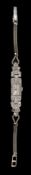 A lady's Art Deco diamond-set evening wrist watch