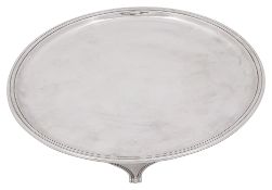 An Edward VIII silver salver