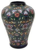 A Moorcroft Collectors Club Anatolia pattern vase, designed by Rachel Bishop