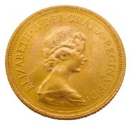 An Elizabeth II gold full sovereign, 1974