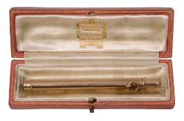 A 9ct gold Cartier propelling pencil
