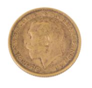 A George V gold full sovereign, 1912