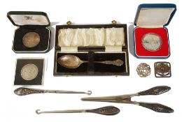 An Elizabeth II Silver Jubilee silver medal, 1977