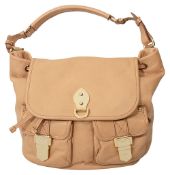 A Mulberry beige leather handbag