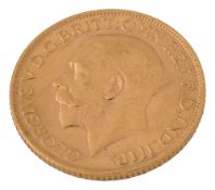A George V gold full sovereign, 1913