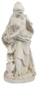 A large mid 19th century Minton Parian figure of 
