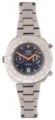 A Tag Heuer stainless steel automatic chronograph 'Calculator' wristwatch