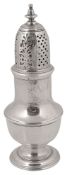 A George II silver caster