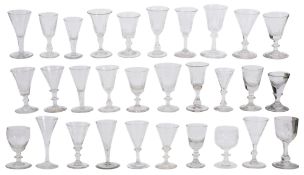 19th century and later dram glasses