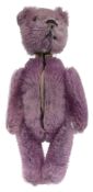 A Schuco lilac miniature compact bear, 1920s