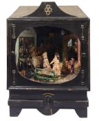 A scratch-built automaton diorama of a Victorian street scene