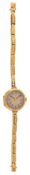 An 18ct gold lady's bracelet watch