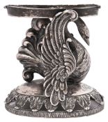 A late 19th century German Hanau .800 silver stand