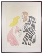 Dame Elisabeth Frink (British, 1930-1993) 'Anthony and Cleopatra' limited edition