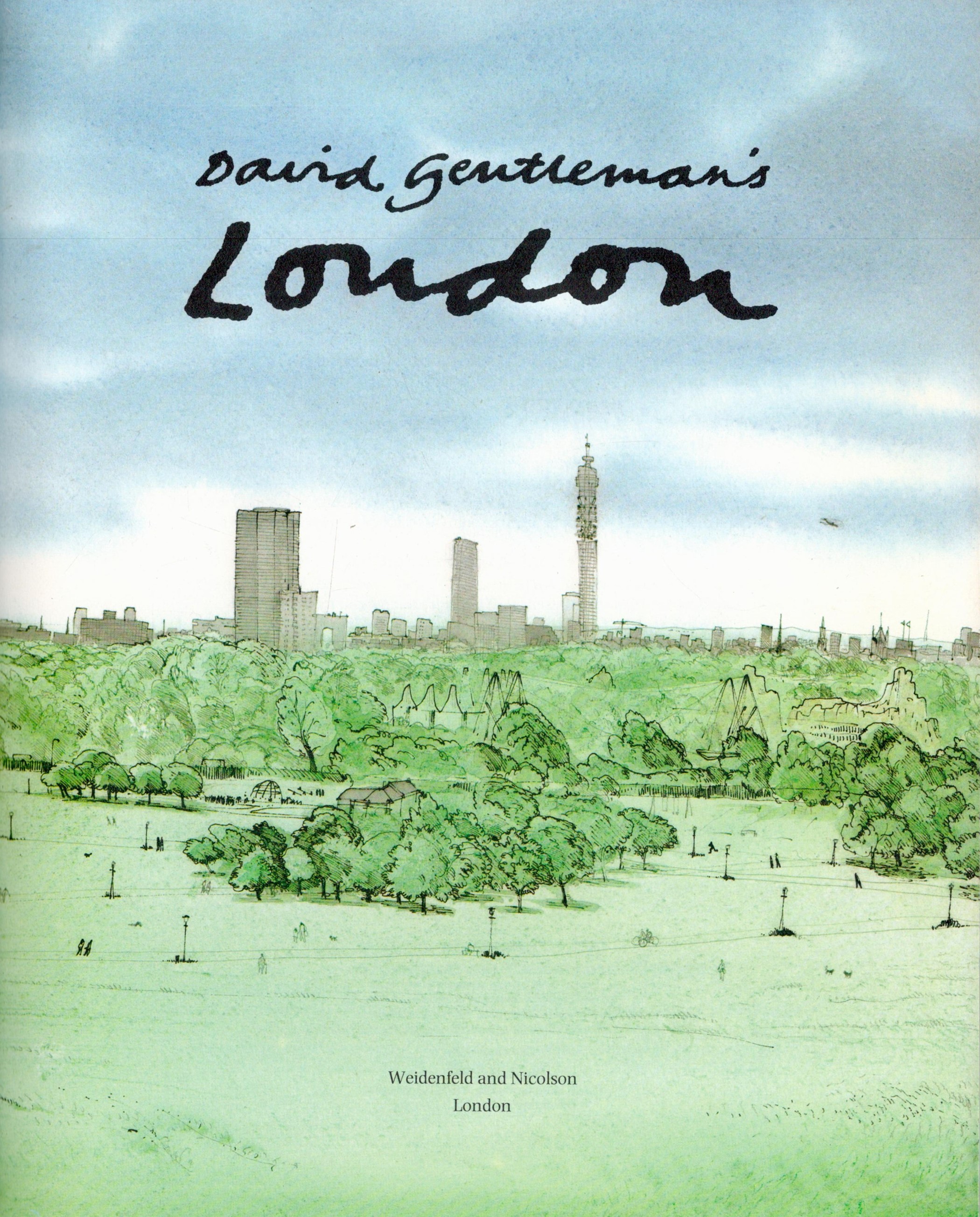 David Gentleman's London by David Gentleman 1986 First Paperback Edition Softback Book with 192 - Image 2 of 3