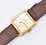 18CT GOLD OMEGA GENEVE WRISTWATCH