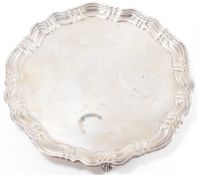 1930S ART DECO ERA SILVER HALLMARKED TRAY