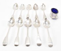 HALLMARKED SILVER GEORGIAN & EDWARDIAN FLATWARE