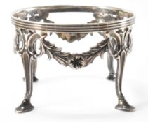 EDWARDIAN ELKINGTON & CO SILVER HALLMARKED STAND