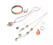 COLLECTION SILVER JEWELLERY & GEMSTONE SET JEWELLERY
