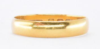 HALLMARKED 22CT GOLD BAND RING