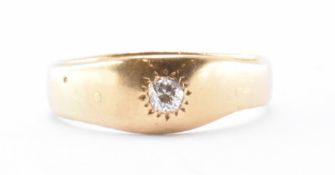 18CT GOLD & DIAMOND GENTS RING