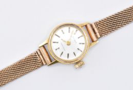 TISSOT SEASTAR SEVEN WATCH ON A 9CT GOLD STRAP