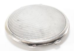 VINTAGE SILVER HALLMARKED COMPACT